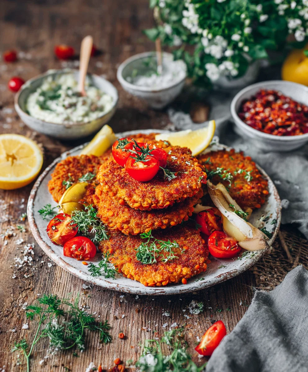 Vegane Linsen-Schnitzel: Einfach & Lecker Rezept