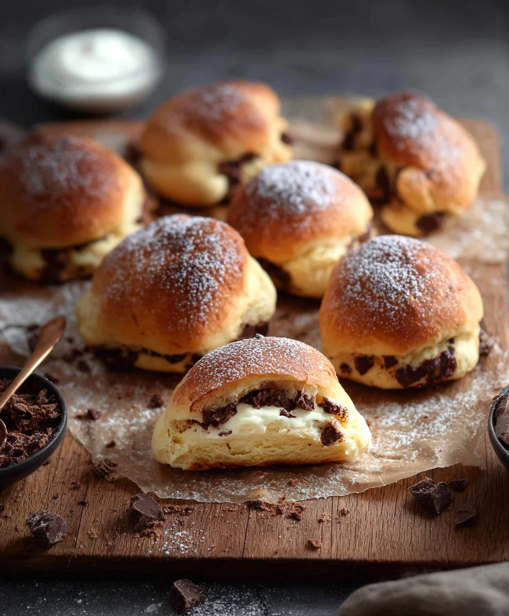 10-Minuten Schoko-Brötchen mit Quark – Blitzrezept