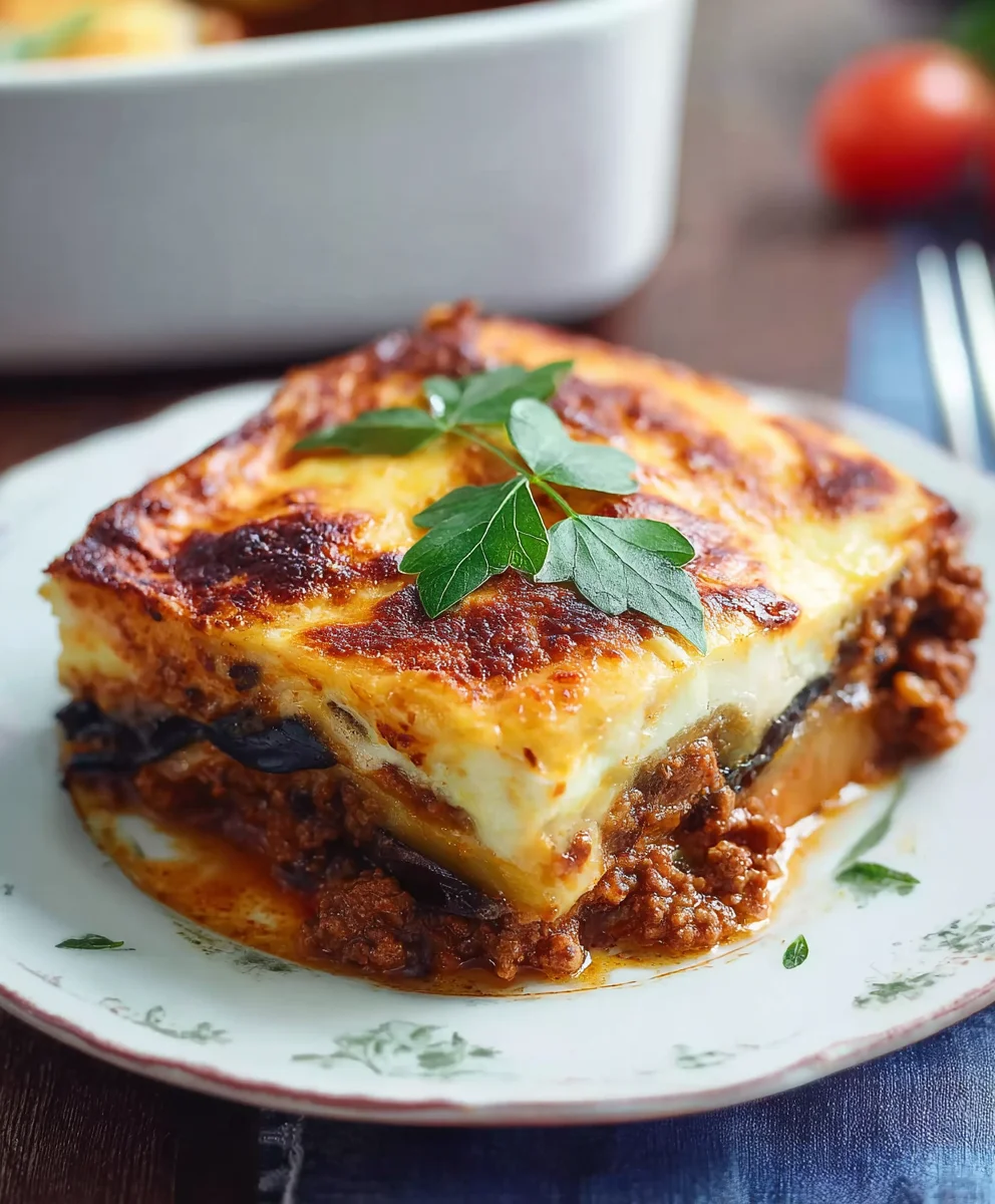 Moussaka: Kartoffel-Hackfleisch-Auflauf Klassiker