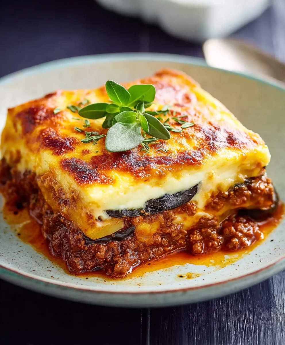 Moussaka: Kartoffel-Hackfleisch-Auflauf Klassiker