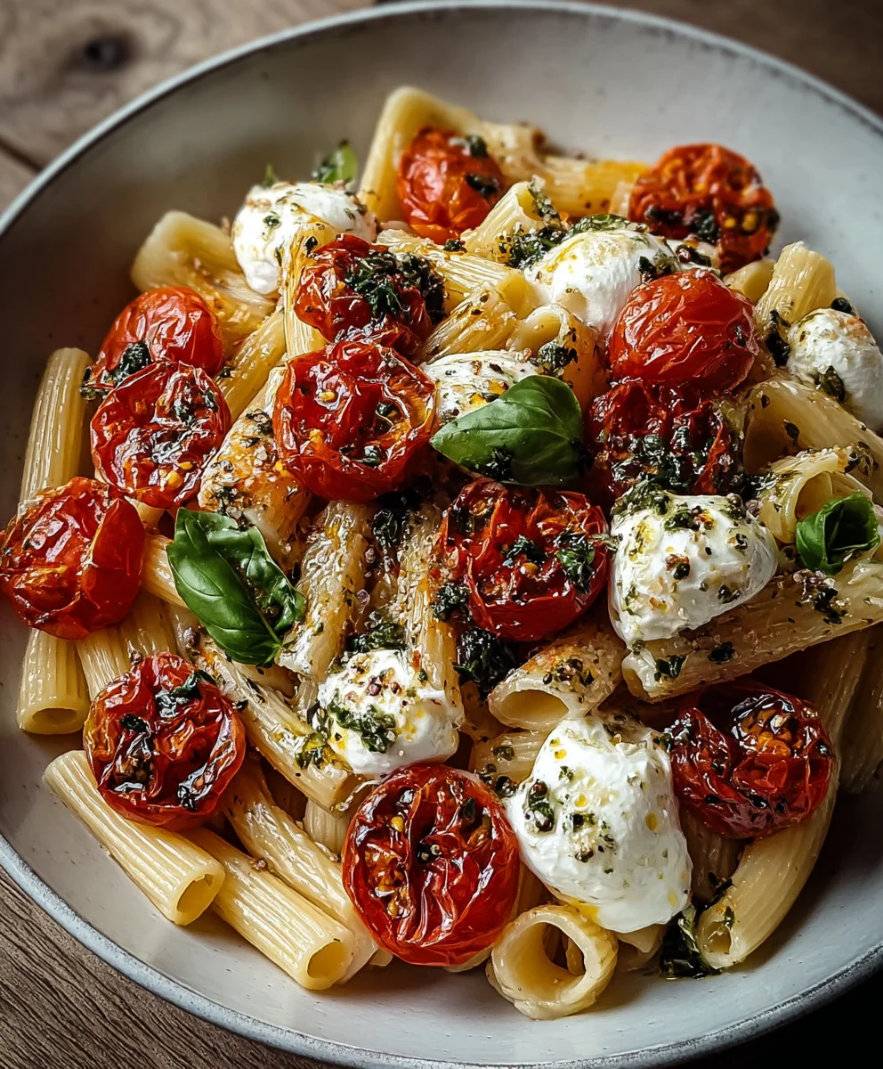 Burrata Pasta mit Tomaten: Cremig, Einfach & Köstlich!