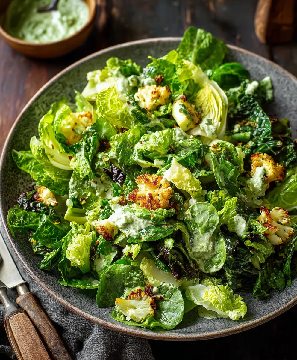 Frischer grüner Salat: Leichte & schnelle Idee