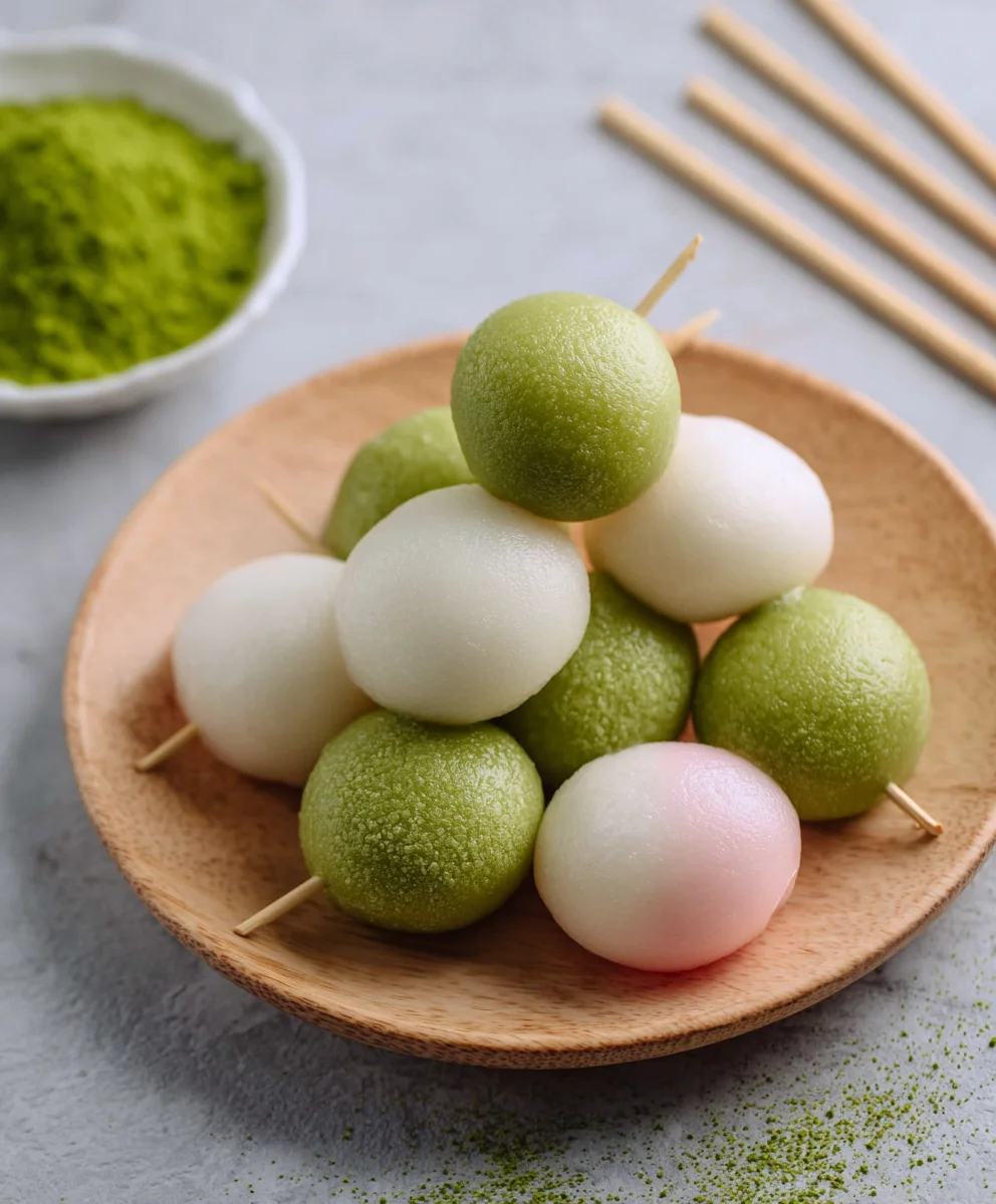 Einfaches Dango Rezept: Japanische Reisküchlein, leicht gemacht